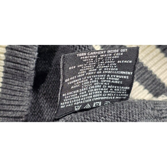 Vintage USA Rugby Sweater Varsity Letterman Pullover Elbow Patches Gray Men 2XL - Picture 8 of 12